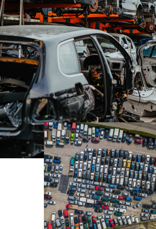 Car Scrap Yards with Modern Recycling Systems